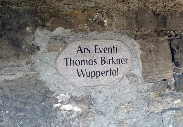 Spendenstein: Spende zum Erhalt der Stadtmauer in Rothenburg ob der Tauber